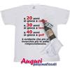 Bombo T-Shirt in Bottiglia Compleanno 20 30 40 Anni - Taglia L