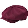 JBJYGSG Berretto da giornalaio da Uomo, in Twill di Cotone, a 8 Pannelli, Stile Baker, Stile Gatsby retrò, Casual, Basco da tassista for Uomo(Red,59cm)