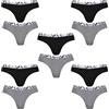 Reebok 142518 Pack 10 Slip da donna in colore grigio/nero