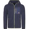 riverso RIVHenning - Giacca in pile da uomo con cappuccio, vestibilità normale, con cappuccio, invernale, con colletto alto, colore beige, nero, verde, S, M, L, XL, XXL, 3XL, 4XL, 5XL, Nero , L
