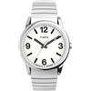 Timex Easy Reader Bold - Orologio da uomo, 38 mm, Tonalità argento/bianco, L, Bracciale
