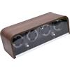 Luocute Scatola Avvolgitore Automatico per Orologi a 4 Slot Scatola Porta Orologi Automatica Silenziosa in 5 modalità con Luce a LED