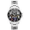 KIESENBERG Orologio da uomo Regalo per Honda Africa Twin Tachimetro Fan Cockpit Quarzo Analogico Orologio da polso 20824