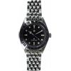 MWC Classic 1960s Pattern Sterile Ibrido Quarzo Acciaio Nero Giallo Zaffiro Orologio Uomo