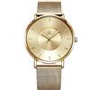 SHENGKE Semplicità Creativa Orologio da Donna Cinturino a Maglia Eleganti Orologi da Donna Orologio da Polso Business per Signore, Oro, Bracciale