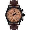 Gigandet Timeless Orologio Uomo Cronografo Analogico Quarzo Beige Marrone G41-004