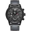 Curren VALUTA lusso orologi sportivi di modo degli uomini superiori di marca casual polso Military Watch Grigio 8217