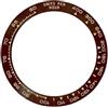 ROUHO 38.5mm Ceramica Lunetta Orologio, Tachimetro Anello Sostituzione, Inserto Lucido Intarsio Quadrante 30.5mm per Rolex Daytona 116500-A4
