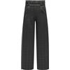 JdY Jdygeggo Mia Long Check Pant geggo Mia-Pantaloni Lunghi a Scacchi Jrs Noos, Asfalto, (XS) W x 32L Donna