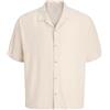 JACK & JONES Jjejeff Resort Solid Shirt SS SN, Miraggio Blu, XXL