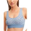 CALIDA Elastic Trend Reggiseno, Aura Blue, 44-46 Donna
