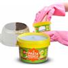 Avilia Pasta Detergente Multiuso al Limone 500ml - Sgrassatore Potente Senza Graffi - Piano Cottura, Acciaio, Ceramica, Vetro, Plastica - Azione Abrasiva Delicata Senza Risciacquo