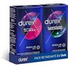 Durex Confezione ritardante di preservativi per piacere prolungato + muto Climax - 24 preservativi