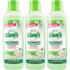 Winni's Naturel Pavimenti e Superfici Lavabili Detergente e Igenizzante Estratto di Aloe Vera Bio Concentrato con Materie Prime di Origine Vegetale Completamente Biodegradabili - 3 Flaconi da 1L