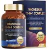 Generico Magnesio Complesso 12 in 1 Magnesio, Muscolo, Supporto Cardiaco, Vegano, Non OGM, Priorizzare l'efficacia