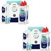 Generico Avizor Ever Clean Plus 4X350 ml + 180 compresse - Soluzione di pulizia e disinfezione per lenti a contatto - Elimina lipidi e proteine - Senza conservanti - Confezione Risparmio