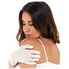 DermaSilk - Set Terapeutico Guanti in Fibroina di Seta Adulto 3 paia L (Lunghezza dito medio 8 cm)