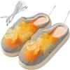 Generico Pantofole riscaldate | Stivali riscaldanti elettrici | Pantofole scaldapiedi riscaldate, caricabatterie USB scaldascarpe elettriche riscaldanti per donna uomo