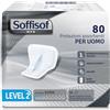 Soffisof Men Level 1 - x96 Assorbenti Maschili Livello 01 - Otto Confezioni da 12 Scudi Protettivi per Leggera Incontinenza Uomo - Assorbenza fino a 2 Gocce