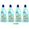 Beni Culinari 4 x Emulsio Ravviva Pavimenti Gres - Detergente per pavimenti in gres - Profumo di fiori bianchi e ylang-ylang 750 ml + portachiavi Beni Culinari