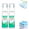 ERISAMO Spray portatile antirughe per abbigliamento, formula delicata, spray antistatico per vestiti, spray rinfrescante per vestiti, spray per il rilascio delle rughe, profumo fresco e leggero (2)