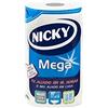 Nicky - MEGA - Rotolo da Cucina Compatto, Super resistente - 1 Rotolo - [Confezione da 4]