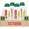 Borotalco 4x Borotalco Bagnodoccia Rivitalizzante Bergamotto e Tè Verde Effetto Borotalco sulla Pelle - 4 Flaconi da 600ml