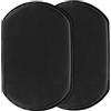 VALICLUD Cuscino Polpaccio per Sedia a Rotelle Nero Cuoio 2 Pezzi | Design Ergonomico, Riduce la Fatica alle Gambe, Installazione Semplice, per Sedia a Rotelle