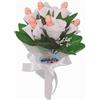 realGOOS Bouquet di fiori rosa da sposa con piselli per la festa sexy di addio al nubilato gadget per adulti hot party 18+