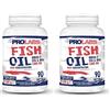 Prolabs Fish Oil 90 perle da 1000 mg (2 barattoli) - Omega 3 Epa Dha