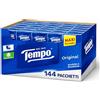 Generico Box da 144 Pacchetti di Fazzoletti Tascabili 4 Veli da 9 Fazzoletti