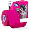 CureTape Classico 5cm | Nastro kinesiologico impermeabile | Nastro kinesiologico medico | Aumenta la mobilità e le prestazioni | Ridurre il dolore articolare | Recupera più velocemente | Rosa