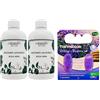 FEI FAN Camomilla Torino, Profumo Lavatrice, ROSA NERA 500ml + Tarmiblok, Proteggi e Profuma Per Armadi e Cassetti, Profumo Di Primavera Provenzale (2xProfumo Lavatrice+1xTarmiblok)