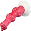 HGDTYRI Dildo a forma di pene di cane lupo, dildo in silicone con forte ventosa, plug anale, dilatatore anale, masturbatore for uomini e donne.