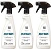 XSTONE Detergente ANTIBATTERICO, BLOCCA i batteri su TOP CUCINA/BAGNO in pietra naturale. ELIMINA fino al 99,9% dei batteri. Pack 3 x Spray da 0,5 Litri