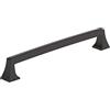 Amerock BP53535BBR | Maniglia per armadio in bronzo nero | Maniglia per armadio da centro a centro 8 pollici (203 mm) | Mulholland | Maniglia per cassetti | Maniglia per armadio da cucina | ferramenta