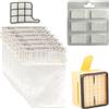 Wintem - Kit Ricambi per Aspirapolvere Compatibile VK 135-136 - Set Accessori Vorwerk con 12 Sacchi, 12 Profumini, 2 Filtri Hepa e 2 Griglie Motore