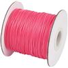 Cheriswelry Cheriswely, Filo di poliestere, 1 mm, con rocchetto per creazione di gioielli, macrame, fucsia