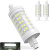 BVCL R7S LED 78mm, Bianco freddo 6000K 10W Non dimmerabile Lampadine LED R7S 1000LM AC 190-260V, Equivalente 100W J78 R7S Lampadine Alogene (Bianco freddo, 10w 78mm 2pcs)