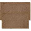 Astra Zerbino per esterni - Zerbino antispazzatura resistente alle intemperie - Zerbino antiscivolo per ingresso - 45x75 cm e 60x90 cm in set misto beige