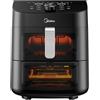 Midea MAD1100DADK - Friggitrice ad aria, 2200 watt, 11 litri, colore nero