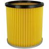 vhbw filtro a pieghe piatte compatibile con Kärcher NT 251, K 3000 PLUS (1.085-801.0) aspiratore - giallo, lavabile