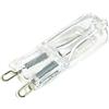 UGEFKMQ G9 Alogeno Lampada Lampadina Alogena G9 230V 40W Lampada Base G9 Lampadina Bianca Calda Per Plafoniere Forno A Microonde 5 Pezzi,25 W