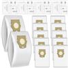 BRUVISH (16 pezzi) Guard L1/ S1-12 sacchetti per la polvere di ricambio + 4 filtri di scarico AirClean per Miele Guard L1, Guard S1 aspirapolvere, sacchetti per aspirapolvere a carbone attivo