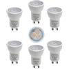 JSVSAL Mini lampadine LED MR11 GU10 da 35 mm, non dimmerabili, 5000 K, luce bianca diurna, AC 85-265 V, 3 W