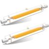 ZJZG LED R7S, 20 W, 118 mm, luce bianca naturale, 4500 K, 2000 lm, ricambio per lampadine alogene da 200 W, LED R7S, 118 mm, dimmerabile, senza sfarfallio, angolo di diffusione di 360°, confezione da