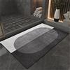 Aoojlo Tappeto Bagno, Tappetino Bagno Tappeto, Tappeto Antiscivolo Lavabile, Tappeti Bagno, Tappeto Bagno Assorbente, Tappeto Bagno Antiscivolo, Tappetino Tappeto Doccia,Tappetini Bagno (Grigio-50x80cm)