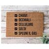 Social crazy Tappeto zerbino personalizzato - Ricordati prima di uscire - cocco naturale ideale per ingressi (Cocco Naturale, 90x60 cm)