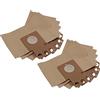 vhbw 10x sacchetto compatibile con Kärcher Robocleaner RC 3000, RC 4.000 aspirapolvere robot - 24,5cm x 20,5cm Marrone
