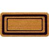 Olivo Tappeti OLIVO.shop | COCCO - Zerbino in cocco naturale con fondo antiscivolo, tappeto ingresso 3 colori 5 misure (Marrone, 70x140 cm)